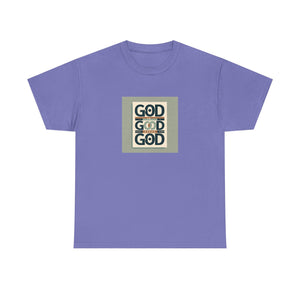 Inspirational Unisex Heavy Cotton Tee, Motivational Shirt, Faith-Based Apparel, Casual Outfit, Gift for Religious Celebrations