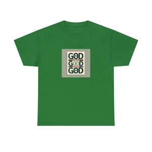 Inspirational Unisex Heavy Cotton Tee, Motivational Shirt, Faith-Based Apparel, Casual Outfit, Gift for Religious Celebrations