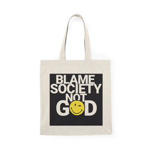 Urban Chic Natural Tote Bag with Smile Design - Perfect for Shopping, Eco-Friendly Gift, Casual Outings, Beach Days, or Festivals