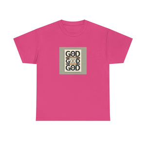 Inspirational Unisex Heavy Cotton Tee, Motivational Shirt, Faith-Based Apparel, Casual Outfit, Gift for Religious Celebrations