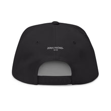 Load image into Gallery viewer, Embroidered Flat Bill Cap - Jean-Michel Crown Design

