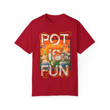 Load image into Gallery viewer, Fun Pot Unisex T-Shirt, Retro Graphic Tee, Gift for Cannabis Lovers, Summer Festival Wear, 420 Celebration Shirt
