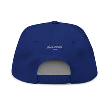 Load image into Gallery viewer, Embroidered Flat Bill Cap - Jean-Michel Crown Design
