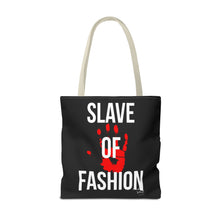 Load image into Gallery viewer, Bold Statement Tote Bag - &#39;Slave of Fashion&#39;
