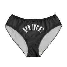 Load image into Gallery viewer, Women&#39;s Briefs - &#39;PURE&#39; Lace Trim Underwear for Comfort and Style
