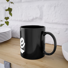 Load image into Gallery viewer, Stylish Black Coffee Mug - &quot;Life is Nice&quot; - 11oz Ceramic Cup for Daily Motivation
