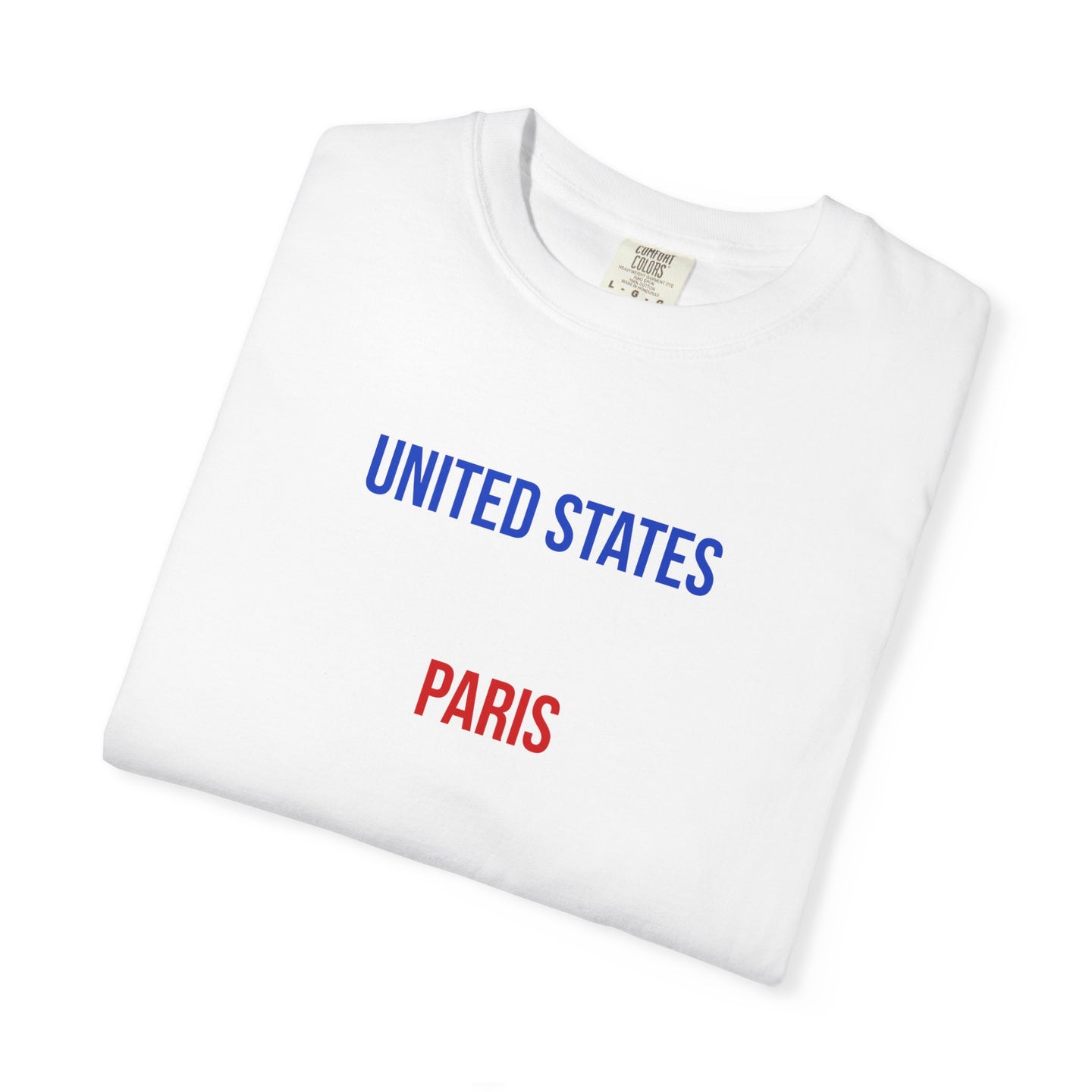 Garment-Dyed T-shirt - UNITED STATES OF PARIS Design