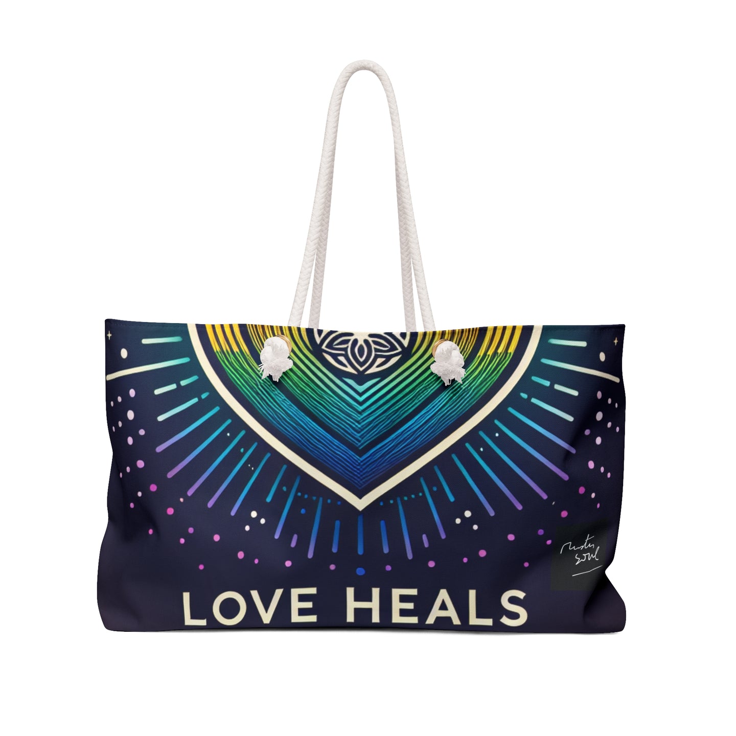 Vibrant Heart Weekender Bag – Perfect for Travel & Yoga Retreats