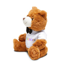 Load image into Gallery viewer, Adorable Teddy Bear Plush Toy with &#39;Bourgeois&#39; T-Shirt | Perfect Gift for Kids &amp; Adults, Baby Shower, Birthday, Cute Home Decor
