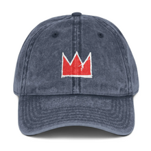 Load image into Gallery viewer, Cap with Jean-Michel Basquiat Crown Embroidery
