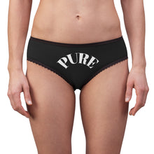 Load image into Gallery viewer, Women&#39;s Briefs - &#39;PURE&#39; Lace Trim Underwear for Comfort and Style
