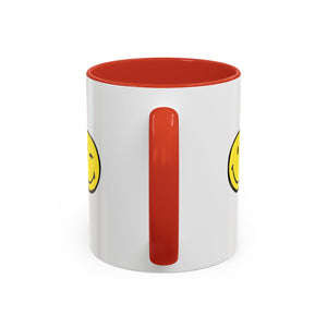 Mug - Happy Mind Happy Life Accent Coffee Mug (11, 15oz)