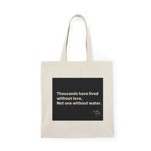 Load image into Gallery viewer, Eco-Friendly Natural Tote Bag - Inspirational Quote &amp; Smile Design
