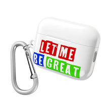 Load image into Gallery viewer, Let Me Be Great AirPod Case, Motivational AirPod Cover, Inspirational Gift for Students, Stylish Accessories for Apple Lovers, Unique Tech
