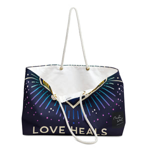 Vibrant Heart Weekender Bag – Perfect for Travel & Yoga Retreats