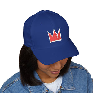 Camo Embroidered Cap - 'Crown' Design by Jean-Michel, Stylish & Versatile