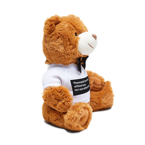 Inspirational Teddy Bear, Cuddle Buddy, Gift for Kids, Stuffed Animal for Comfort, Meaningful Home Decor, Motivational Gift