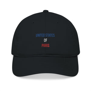 Organic Cotton Baseball Cap - United States of Paris Embroidered