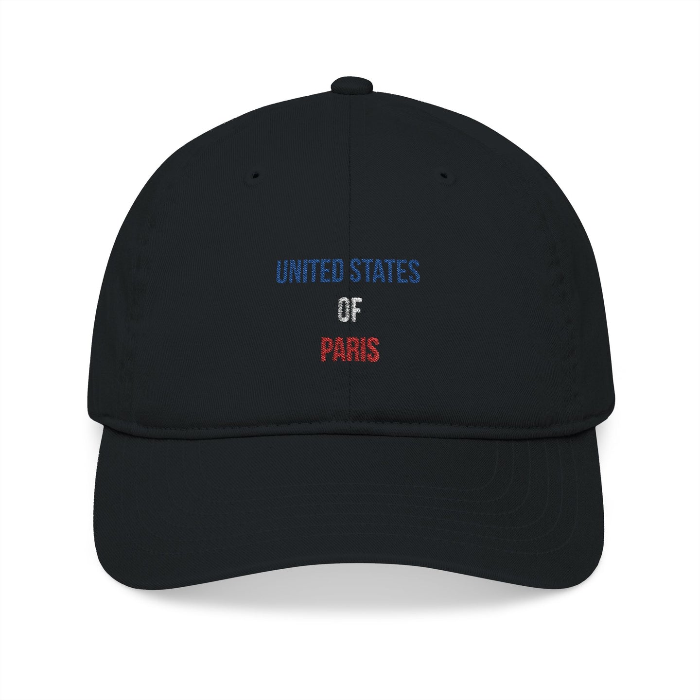 Organic Cotton Baseball Cap - United States of Paris Embroidered