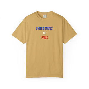 Garment-Dyed T-shirt - UNITED STATES OF PARIS Design