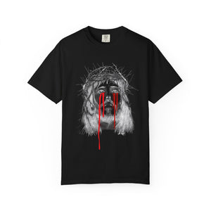 Artistic Unisex T-shirt - JESUS with Blood TEARS