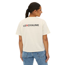 Load image into Gallery viewer, Bohemian Women&#39;s Boxy Tee with Artistic Design
