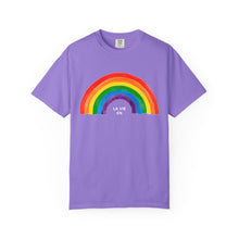 Load image into Gallery viewer, Rainbow Graphic Unisex T-Shirt - &quot;La Vie En Arc-en-Ciel&quot; Inspirational Tee
