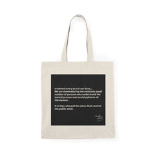 Load image into Gallery viewer, Natural Tote Bag - Inspirational Quote &amp; Smiley Face, Eco-Friendly Canvas Shopper, Gift for Friends, Daily Use, Summer Essentials
