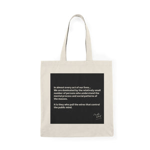 Natural Tote Bag - Inspirational Quote & Smiley Face, Eco-Friendly Canvas Shopper, Gift for Friends, Daily Use, Summer Essentials