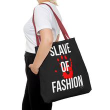 Load image into Gallery viewer, Bold Statement Tote Bag - &#39;Slave of Fashion&#39;

