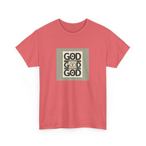 Inspirational Unisex Heavy Cotton Tee, Motivational Shirt, Faith-Based Apparel, Casual Outfit, Gift for Religious Celebrations