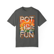 Load image into Gallery viewer, Fun Pot Unisex T-Shirt, Retro Graphic Tee, Gift for Cannabis Lovers, Summer Festival Wear, 420 Celebration Shirt
