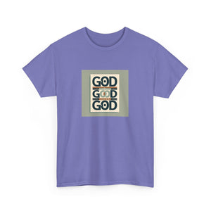 Inspirational Unisex Heavy Cotton Tee, Motivational Shirt, Faith-Based Apparel, Casual Outfit, Gift for Religious Celebrations