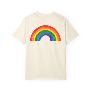 Rainbow Graphic Unisex T-Shirt - "La Vie En Arc-en-Ciel" Inspirational Tee