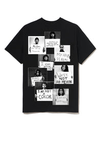 Leroyaume T-shirt Kate Moss Fuck Racism And Donald Trump